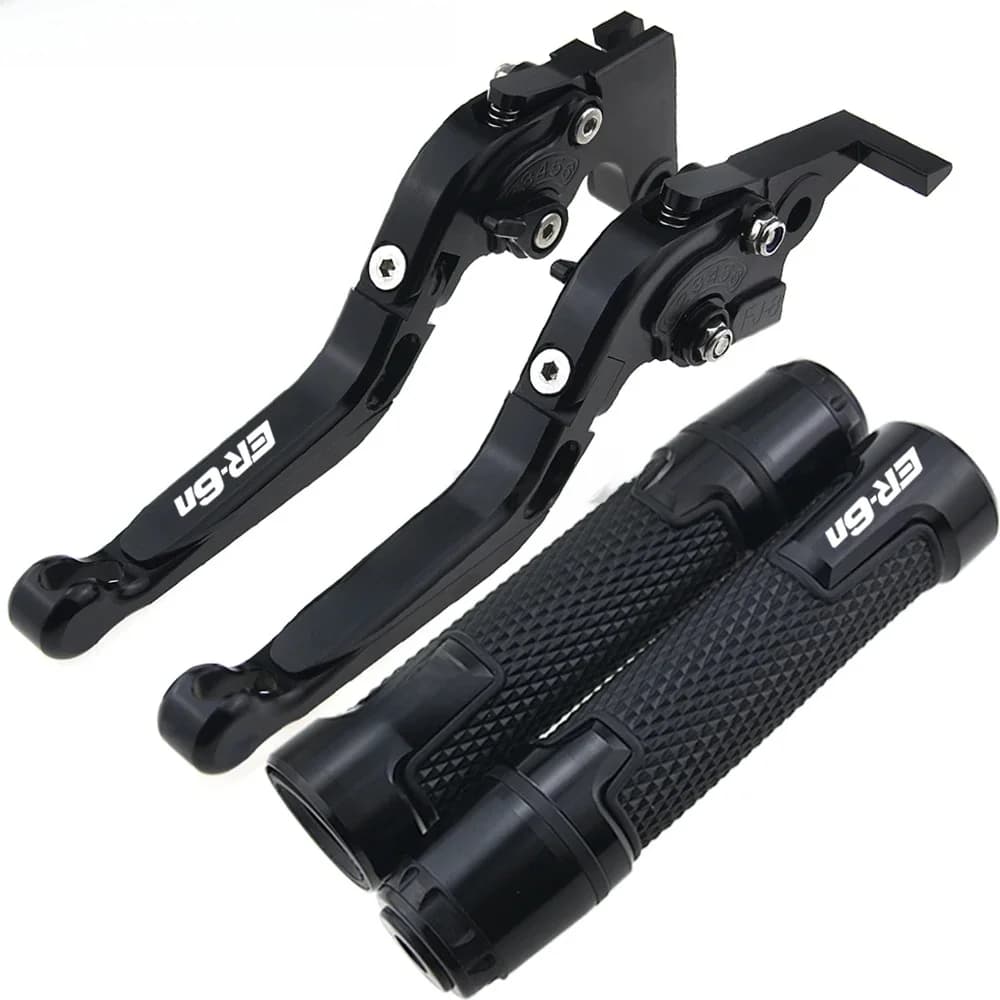 Leviers de freins et d'embrayage CNC pour moto, poignées d'extrémité de barre de main pour KAWASAKI NINJA ER6N ER 6N ER-6N 2006 2007 2008