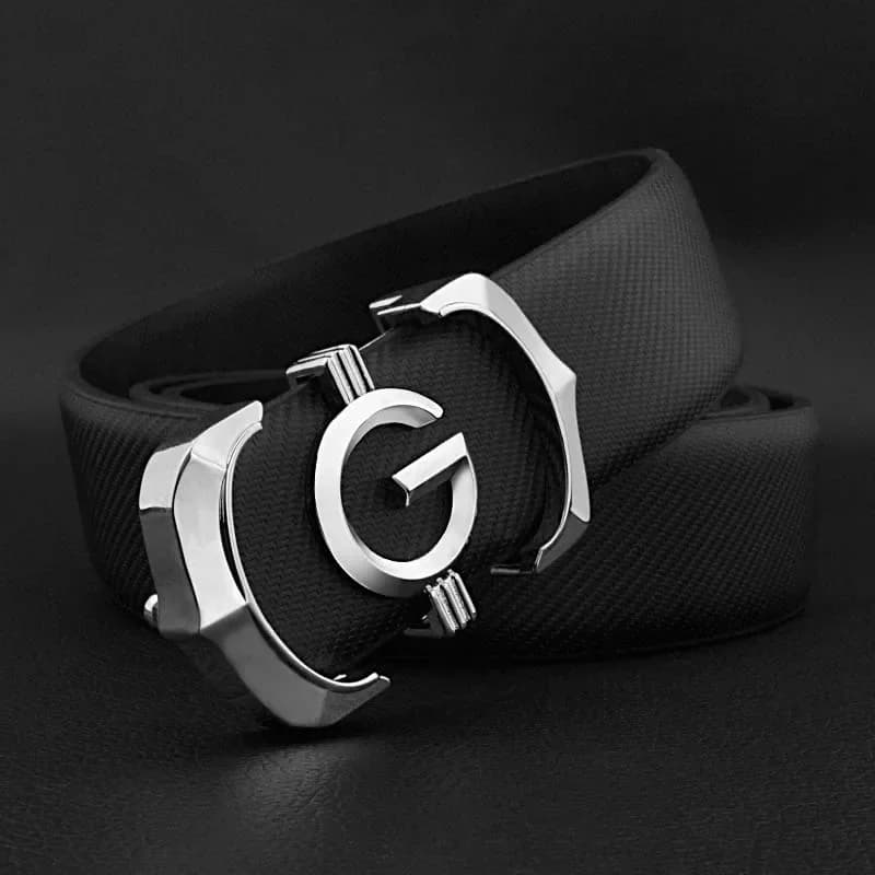Ceinture en cuir à structure lisse pour hommes, ceinture décontractée, ceinture de pantalon, lettre G, mode américains, créateur de luxe, nouveau