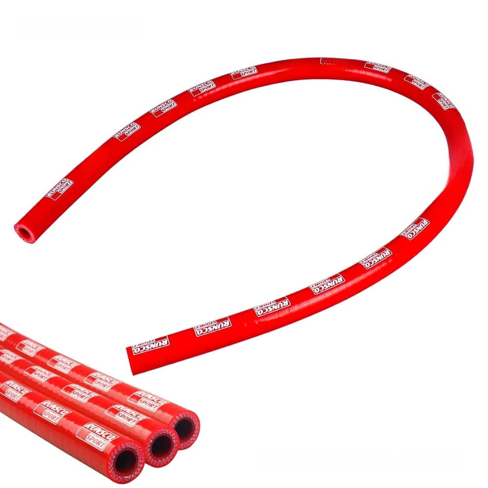 Tuyau droit en Silicone d'un mètre, refroidisseur intermédiaire de liquide de refroidissement, Tube Turbo, tuyauterie d'admission d'air, tuyau d'eau, 4 plis