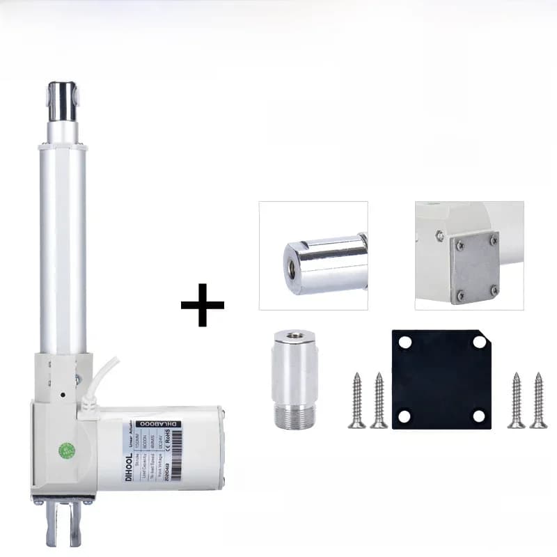 Contrôleur de Moteur Électrique DC24V, Actionneur Linéaire 8000N 3000N, 150mm 350mm 850mm 1000mm, Bras Mécanique de Course, Queue en Acier Inoxydable
