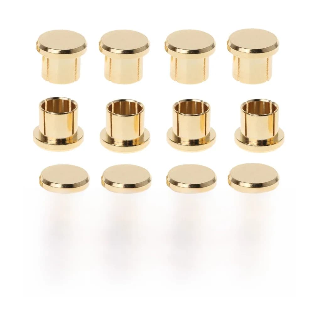 Capuchons de protection RCA plaqués or rhodié pour connecteur phono anti-court-circuit et blindage de prise jack