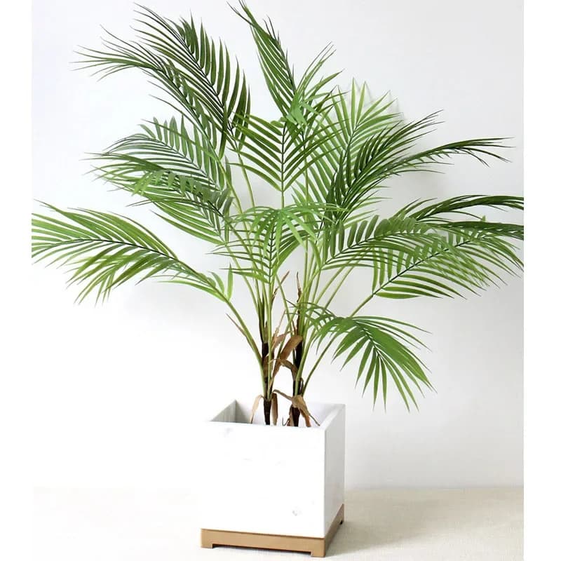 Cuir chevelu de palmier Élvert, plantes en plastique, branche d'arbre tropical, fausses plantes, décoration de jardin, jungle, maison, accessoire de décoration de mariage