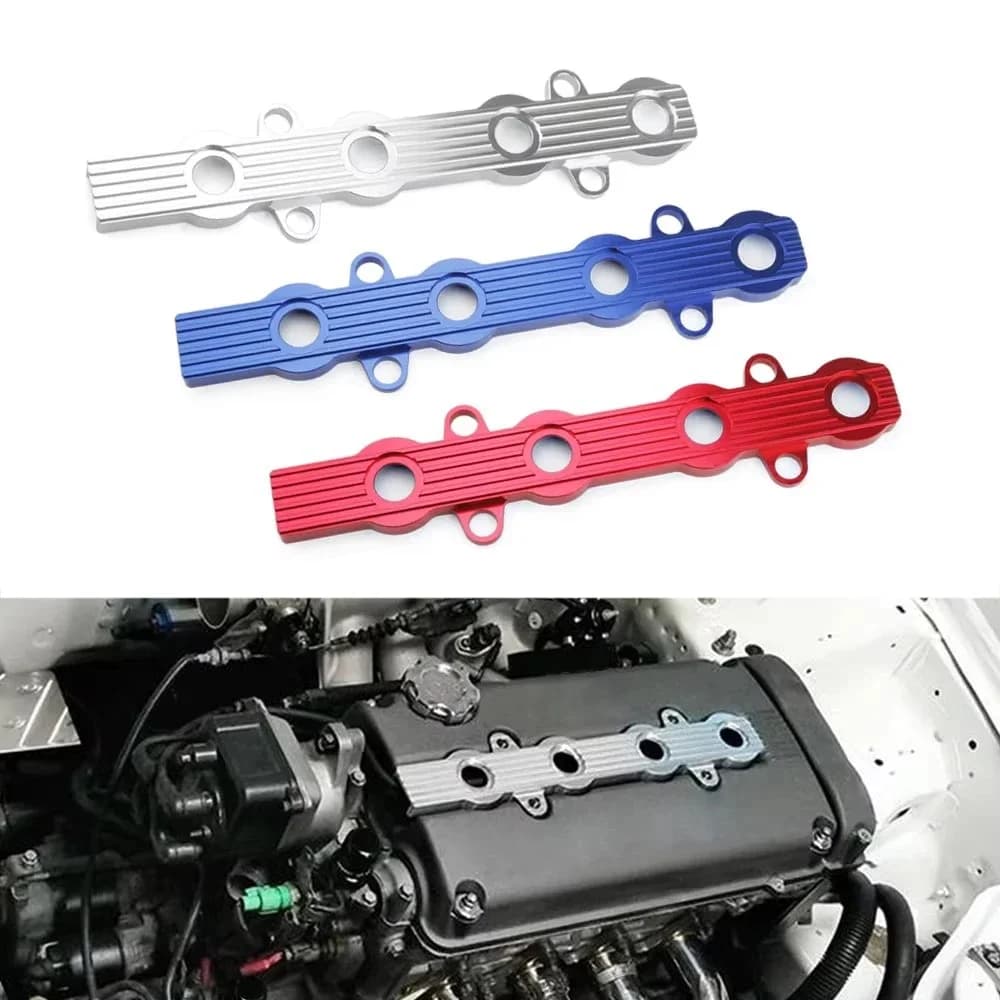 Cache-câbles de capot moteur pour bougies d'allumage compatible Honda Civic B16 B17 B18 Integra GSR VTEC DOHC