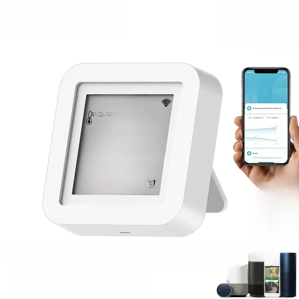 Capteur de température et d'humidité, WIFI Tuya, pour maison intelligente, télécommande, prise en charge d'alexa Google Home