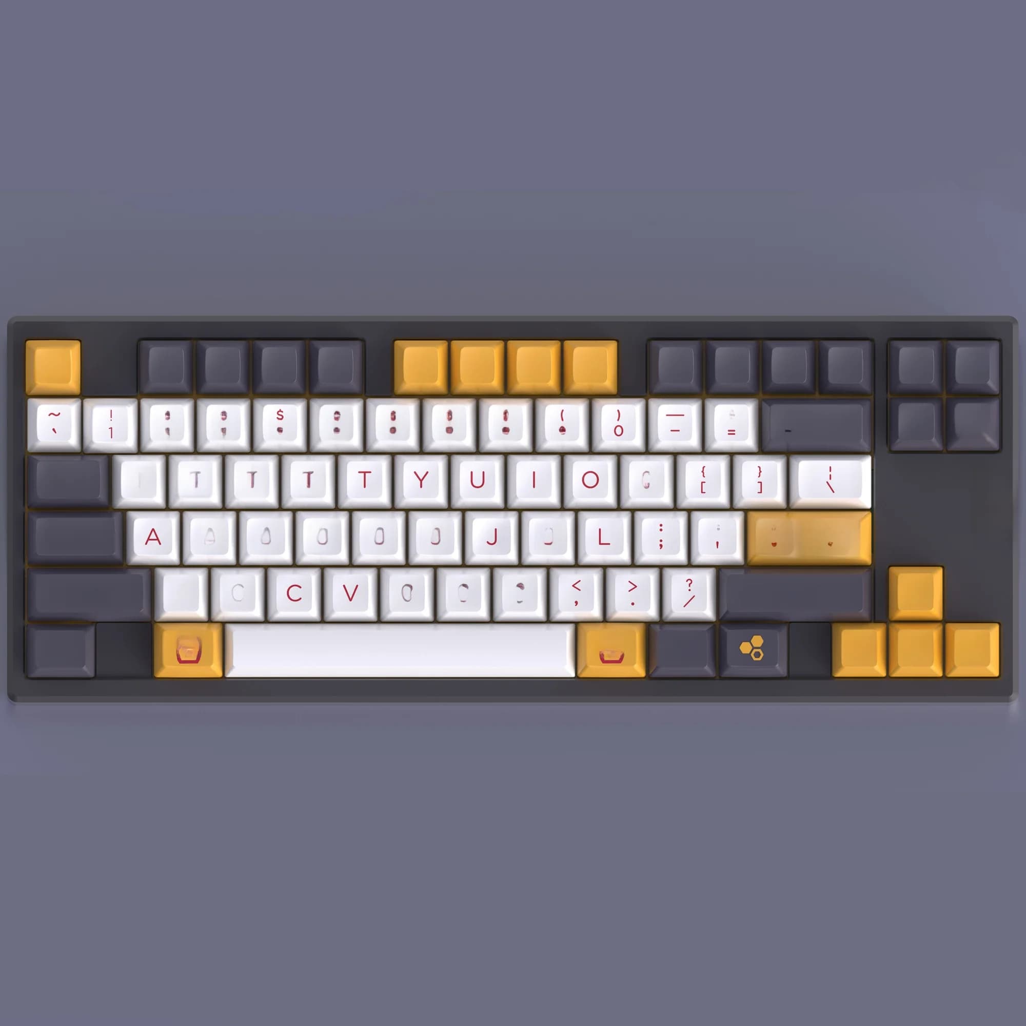 Domikey SA-Ensemble de capuchons continent à double injection, profil 00, profil de protocole, MX Stem Keyboard 87, 104 gh60, xd64, xd68, xd84, xd96, xd75, xd87