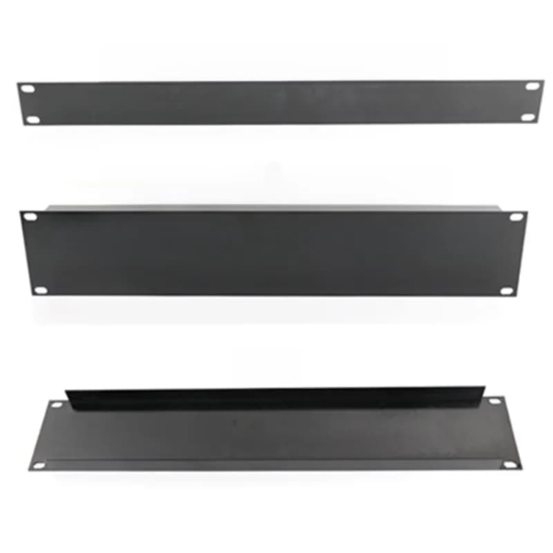 Panneau ennemi de fond de panier, couvercle de chicane de châssis de serveur 1U, support standard T1, armoire amaran 19 pouces, noir 1U/2U