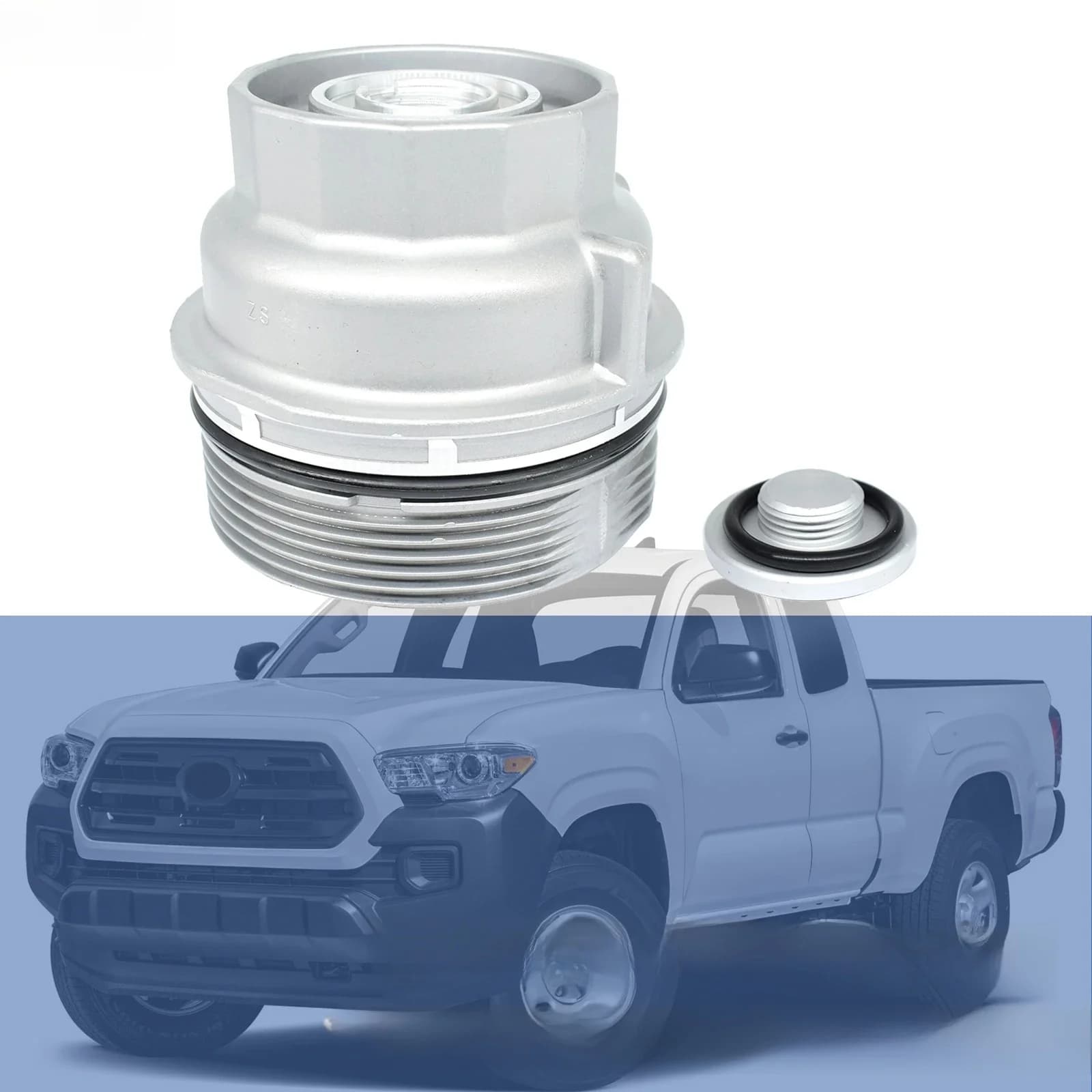 Bouchon de boîtier de filtre à huile, pour Toyota Camry RAV4 Highlander FJ Cruiser Avalon 4runner Tacoma Tundra Sienna 15620-31060 15643-31050