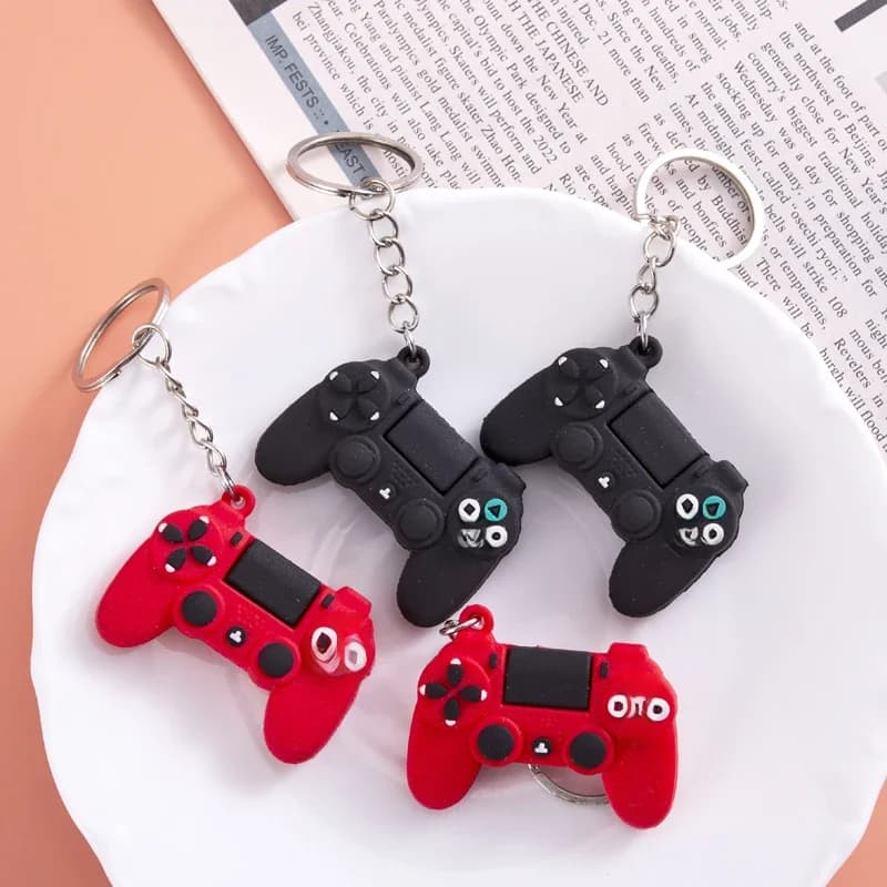 Machine de jeu porte-clés et porte-clés mignon manette de jeu petit ami Joystick porte-clés PS4 Console de jeu porte-clés sac voiture suspendu porte-clés