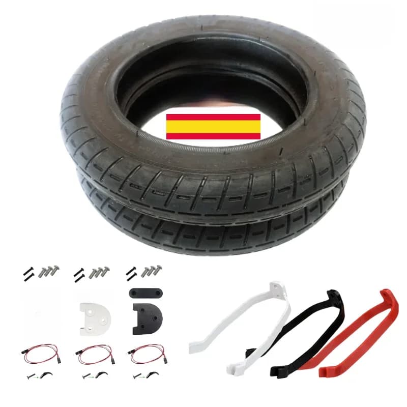 ✅Pneus 10" Kit Xiaomi M365 10 Pouces Pour Trottinette Électrique / Pro 2 / 1S / Essential / Mi Scooter 3 / Cecotec Bongo Serie A / Smartgyro Baggio 10 - Roues, Accessoires, Pièces Détachées, Sans