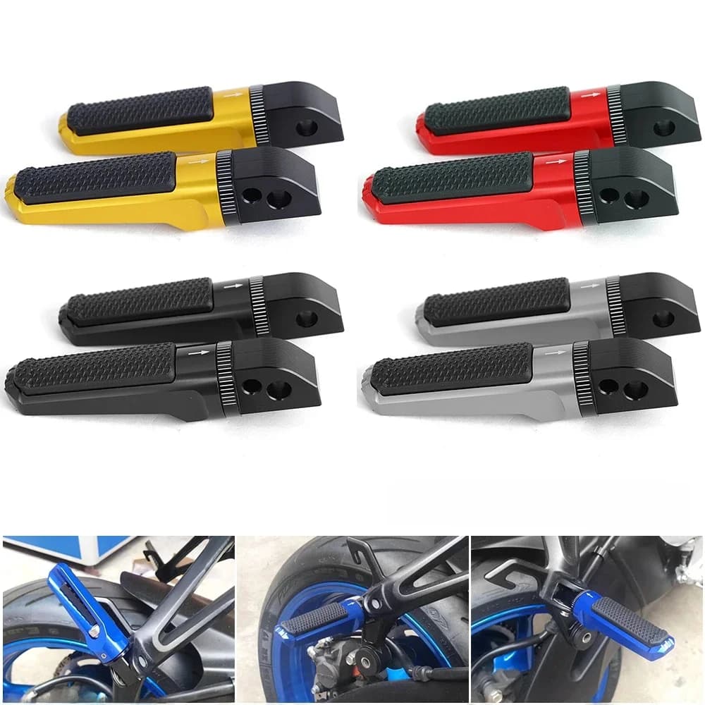 Repose-pieds passager arrière pour Triumph Bonneville T100 T120 DayRequix 675 R Street Speed Triple R RS Twin Thruxton 1200 R