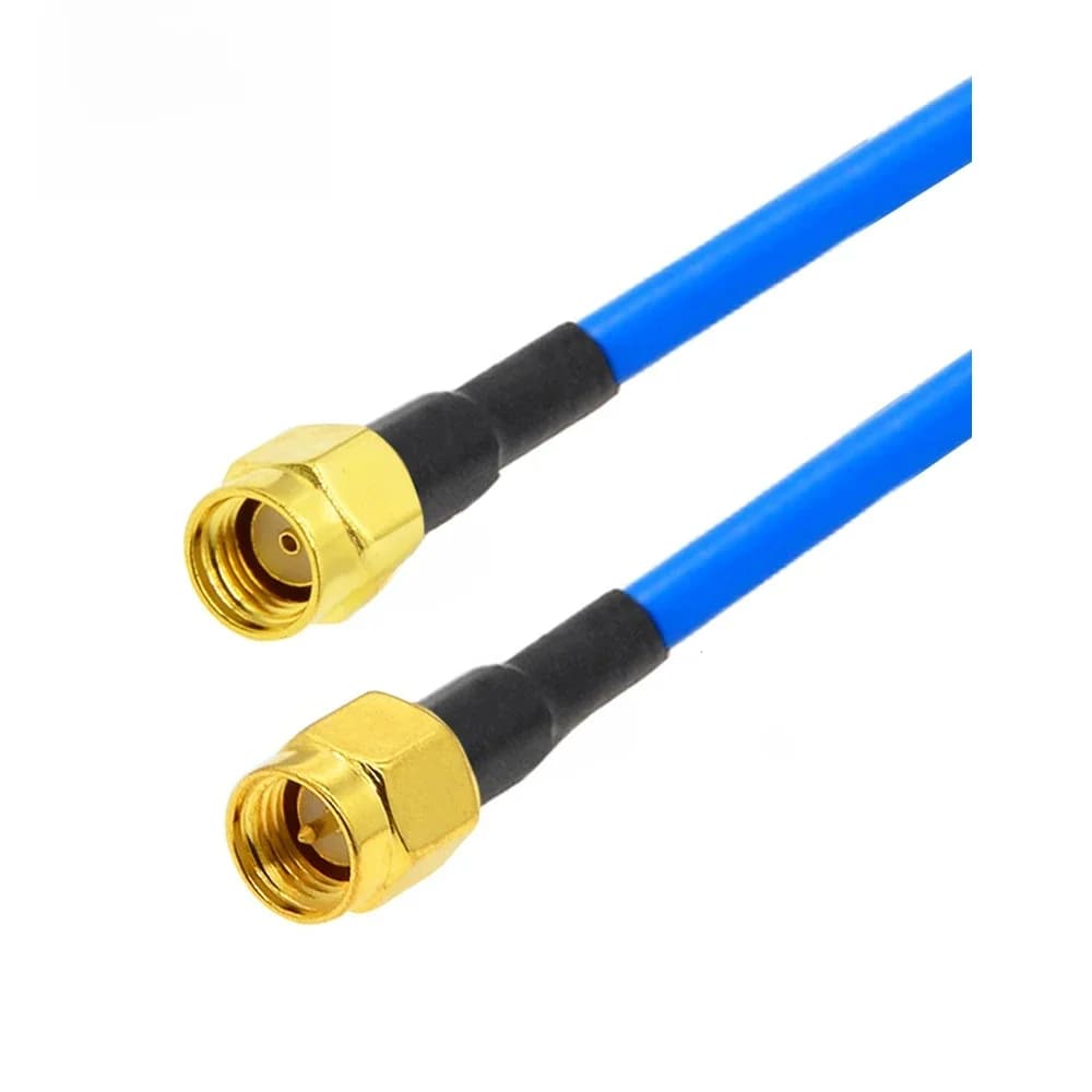 Câble Coaxial RF RP-SMA mâle vers SMA, RG402, Pigtail, 50 Ohm, faible perte, résiste à la température, Test haute fréquence