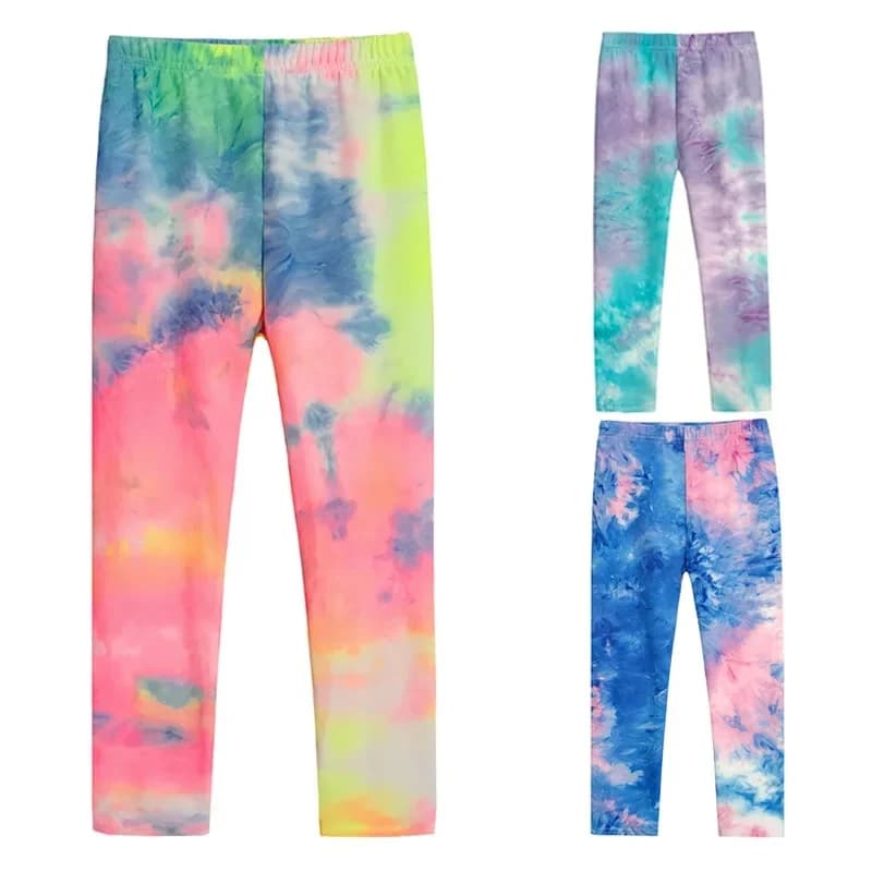 Legging slim imprimé coloré graffiti pour enfants, leggings pour tout-petits, printemps, été, commissionné