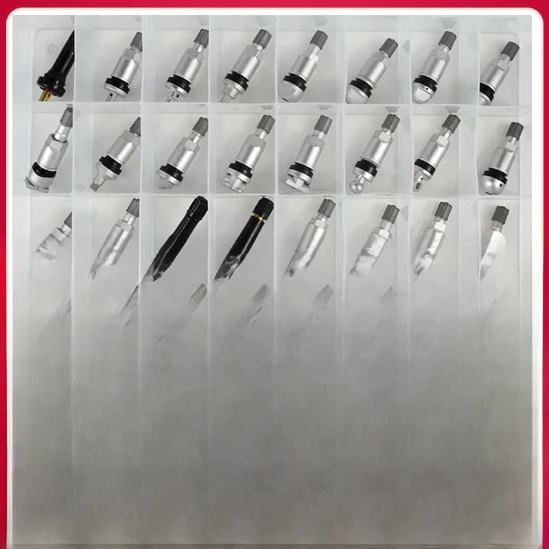 4 pièces TPMS Valve capteur de pression des pneus Valves métal caoutchouc toutes les voitures pour Mercedes Audi Land Rover Volkswagen PATROL Buick Ford