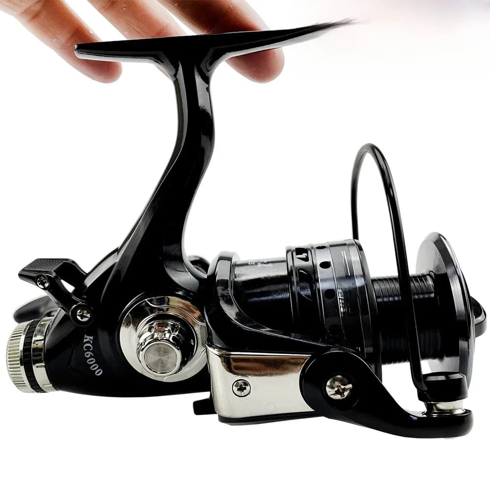 Moulinet de pêche à tambour fixe 3000 à 6000, équipement à tambour fixe, Ratio de vitesse de freinage 5.2:1, adapté à la carpe en eau salée