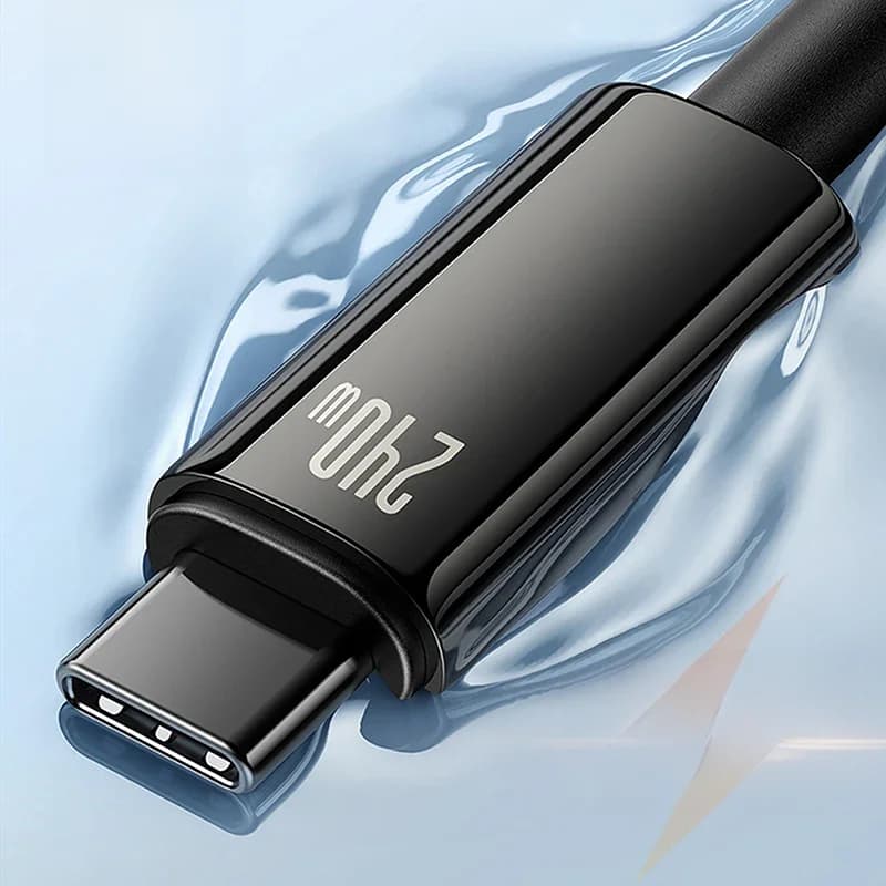 Câble USB C Baseus 240W pour iPhone 18 17 16 15 Plus Pro Max, Supercharge pour Macbook, Câble de charge rapide Type C pour Xiaomi Samsung
