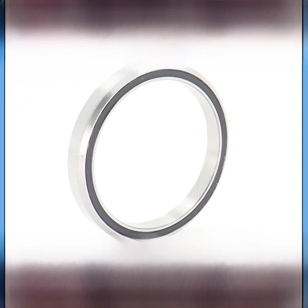 Roulements pour casque de vélo de route, 1 pièce, 40.5x49.5x6.5mm, en acier chromé à 45/45 degrés, jeu de roulements ACB supérieurs et inférieurs coniques