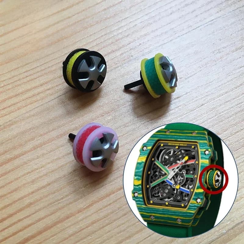 Couronne en caoutchouc étanche pour montre automatique, RM67-02