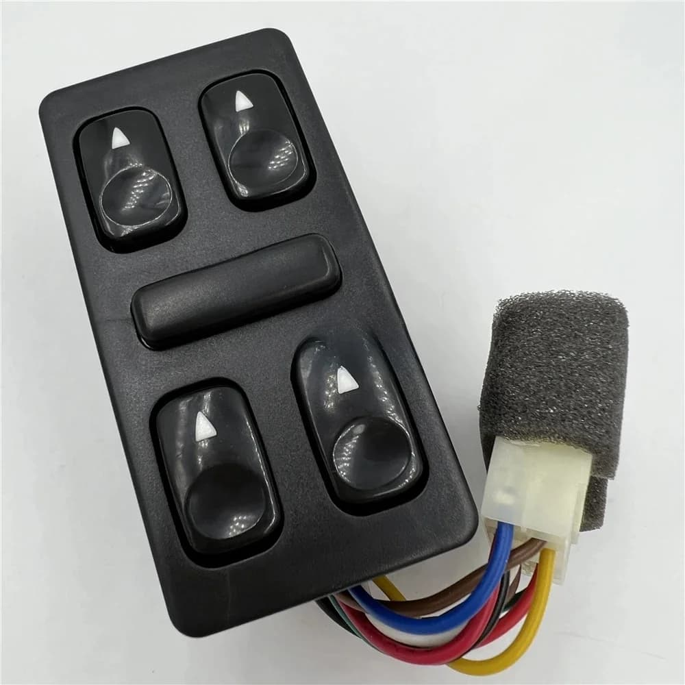 Interrupteur de lève-vitre électrique avant gauche côté conducteur 93570-28001 pour Hyundai Elantra Galloper 1.6 1.8 L4 1992-1994 9357028001