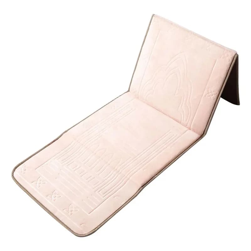 Tapis de prière pliable pour musulman islamique, Moquette souple pour prière musulmane