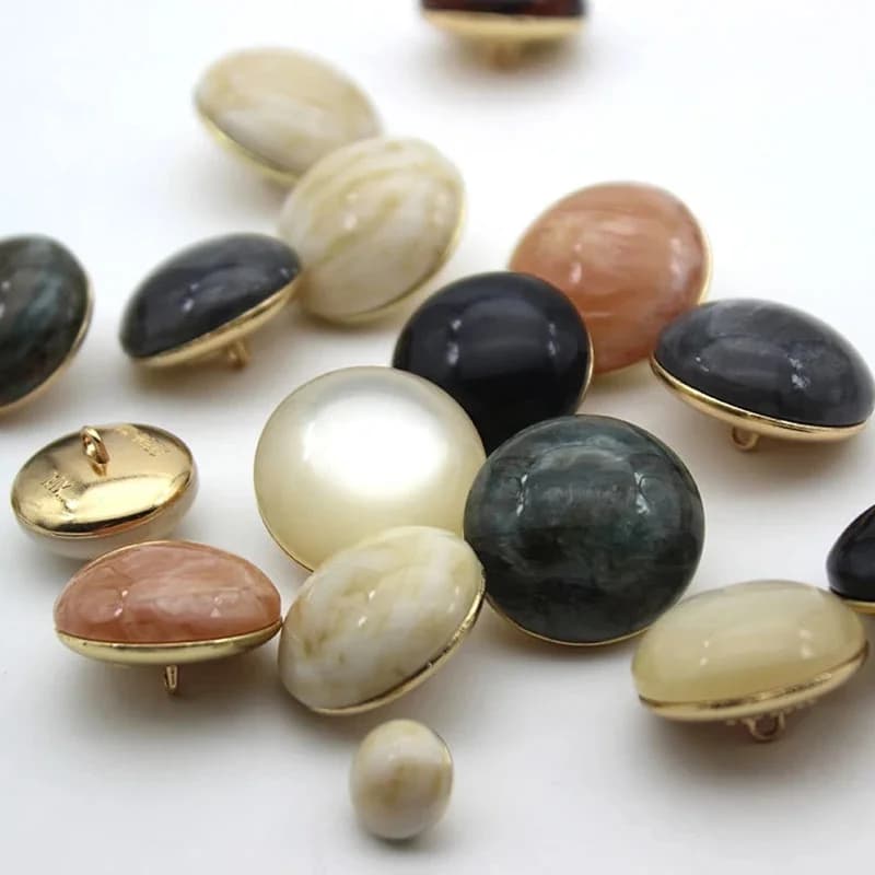 Boutons en œil de chat pour vêtements, chemise pour femmes, accessoires de couture décoratifs ronds d'été pour le bricolage, artisanat en métal chaud