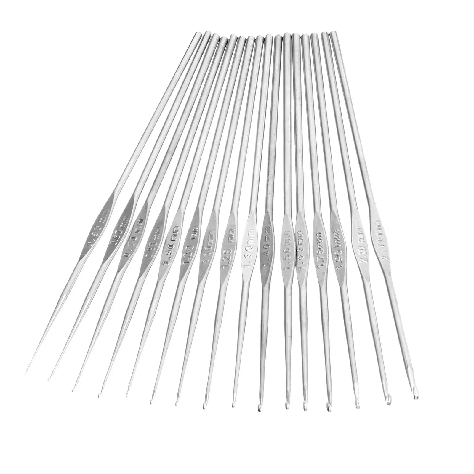 Poignée en métal, Crochet, aiguille à tricoter, 0.5-2.7mm, ensemble d'aiguilles à Crochet pour dentelle, bricolage, 1 pièce