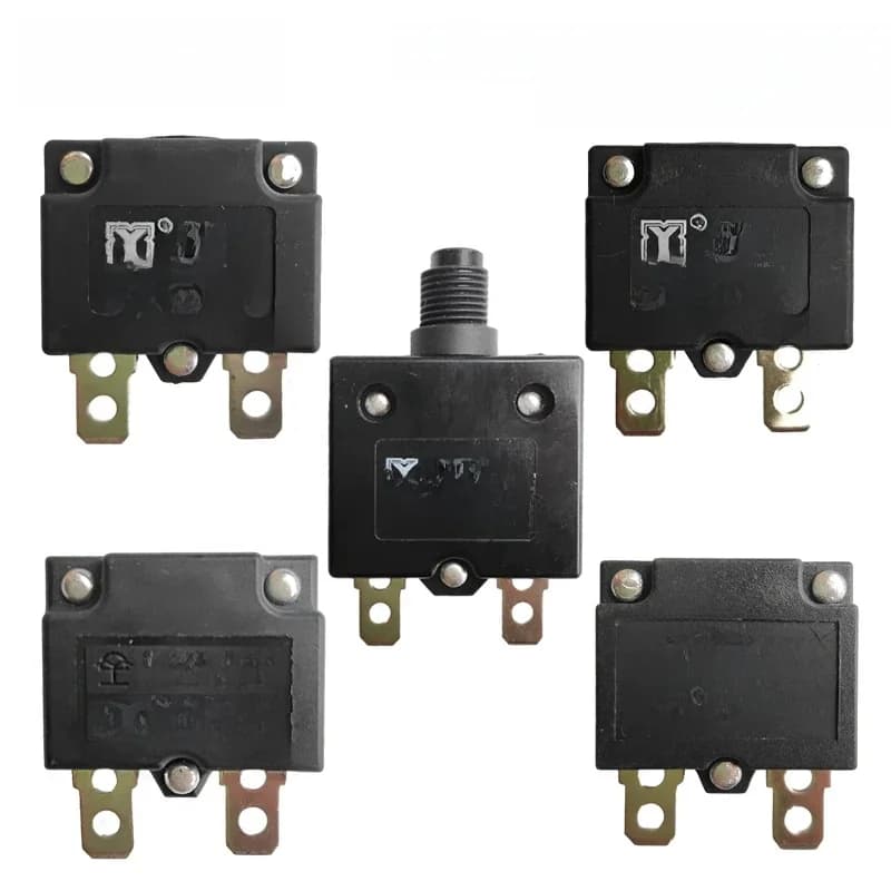 7A 10A 15A 20A 25A 30A enfants électrique monter sur voiture réinitialisation automatique fusible disjoncteur thermique protecteur de surcharge de courant