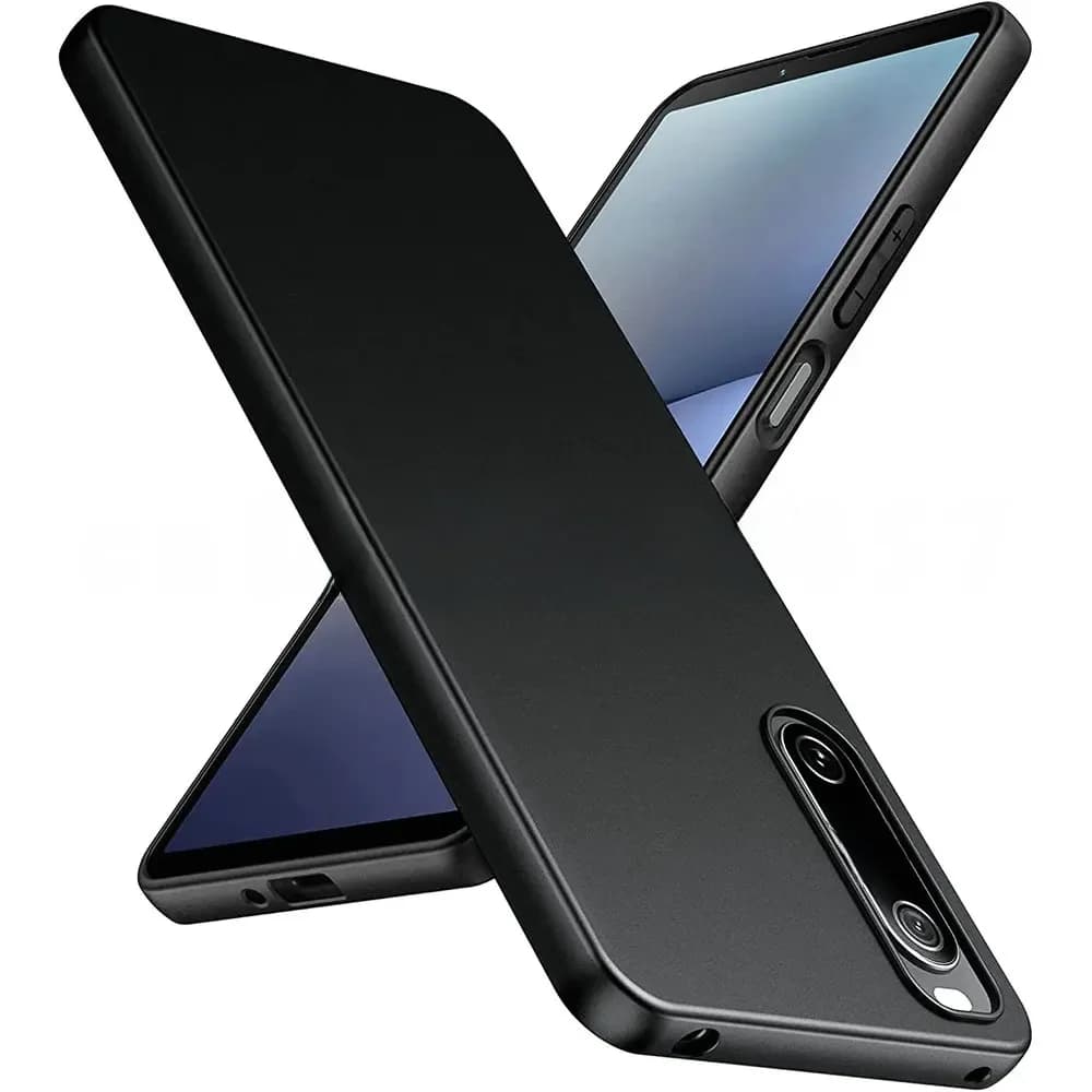 Coque en silicone TPU souple noir pour Sony Xperia 5 ii 10 1 L1 L2 L3 L4 Plus 1 III 10 III 1iii 10iii V Couqe Funda