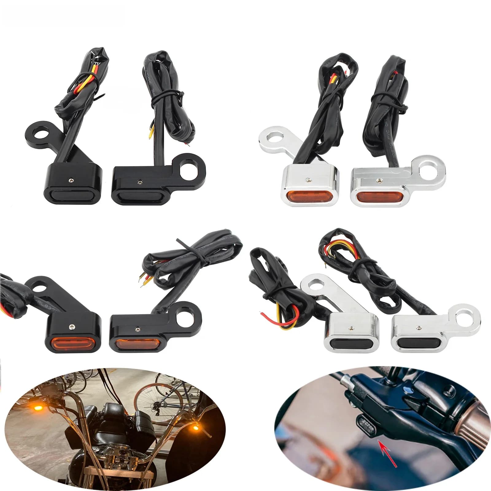 Mini clignotant LED pour Harley Sportster XL883 1200, 48 72, quarante-huit veilleuses