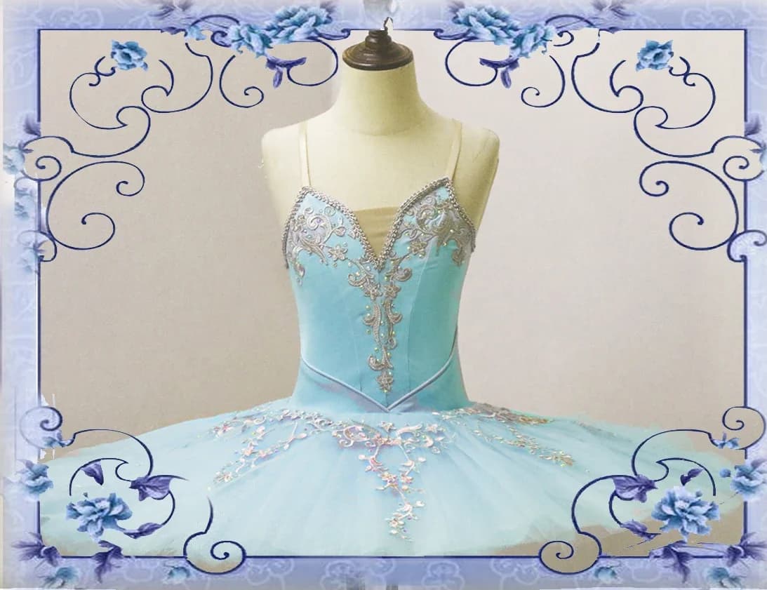 Nouvelle jupe de ballet professionnelle, tutu classique en forme de crêpe, costumes