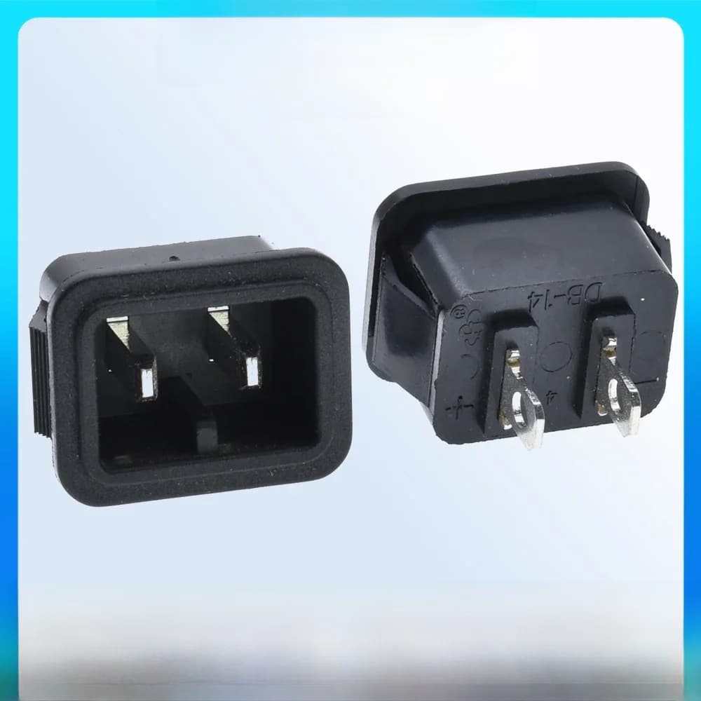 Prise de courant personnalisable C10 mâle 2 prises de courant connecteur électrique intégré pour PDU UPS avec certificat qualité supérieure
