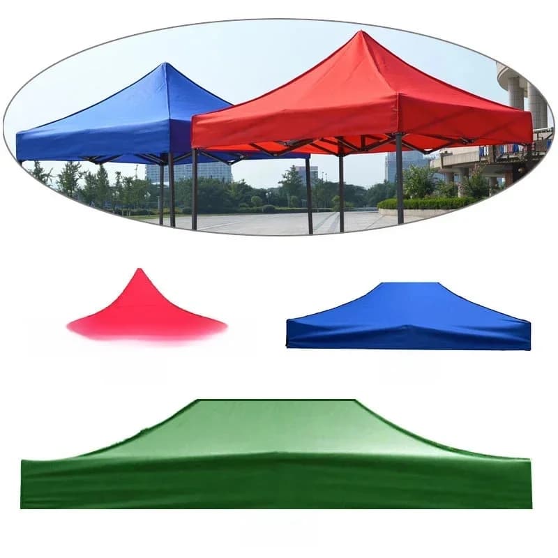 Tissu de toit de Gazebo remplaçable, imperméable, pour tente d'ombrage, auvent de Patio extérieur, tissu Oxford, housse de protection UV