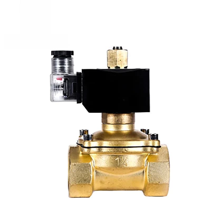 Vanne de commutation de commande de tuyau IP65, électrovanne en laiton normalement ouverte, vanne d'eau, 3/8 V, 1/2 V, 1/2 V, 380V, 24V, 12V, 240 ", 220", 1 ", 1", 1-110 ", 2"