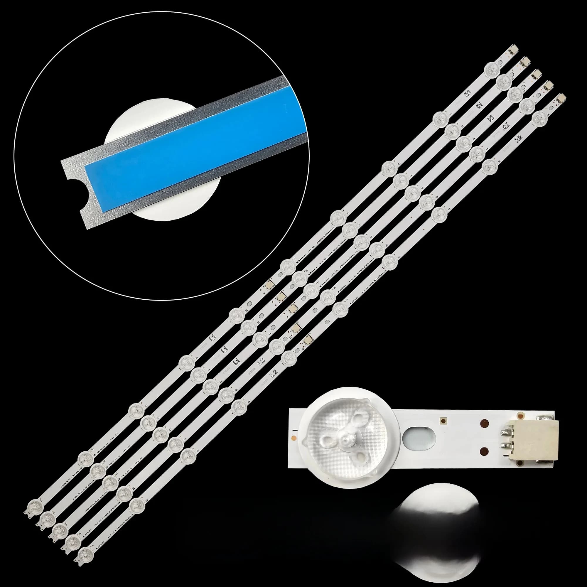 Barre de bande de rétroéclairage LED pour TV 42 ", 42LN540V, 42LN613V, 42LA620V, LC420DUE, 42LN575S, 42LA6200, 42LN578V, 42LN575V, 42LN5710, 42LN540V