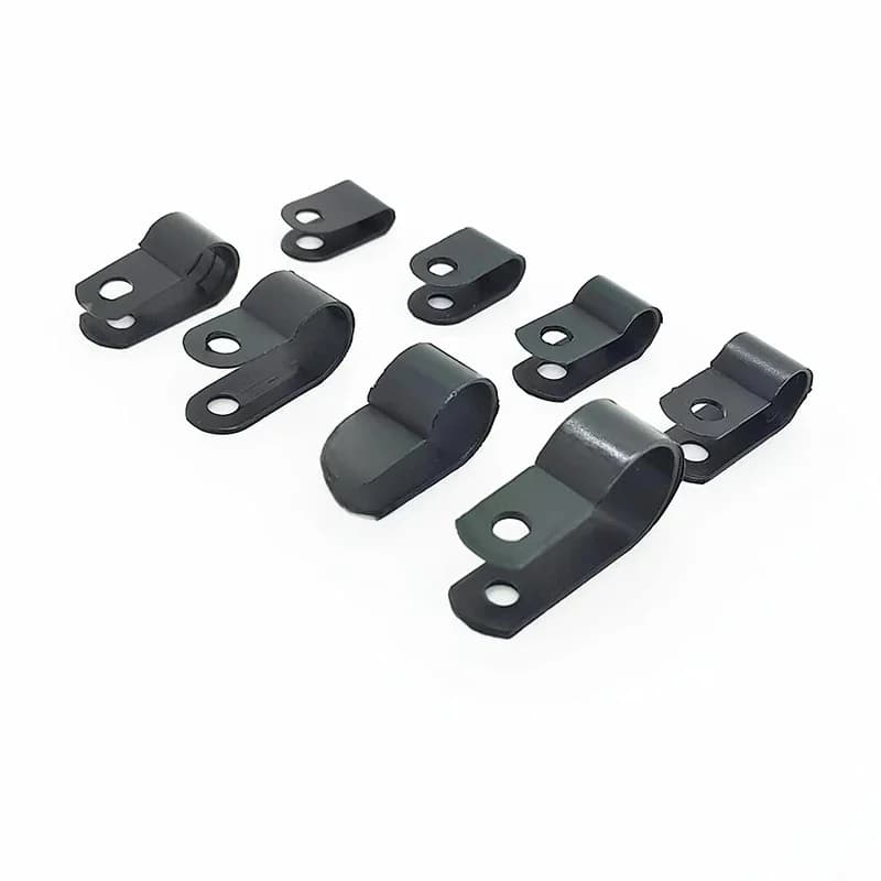 100 pièces, petits clips de fixation en nylon pour la gestion des câbles, supports en plastique pour câbles, attaches de fixation, organisateur de fils pour une utilisation à la maison ou au bureau.