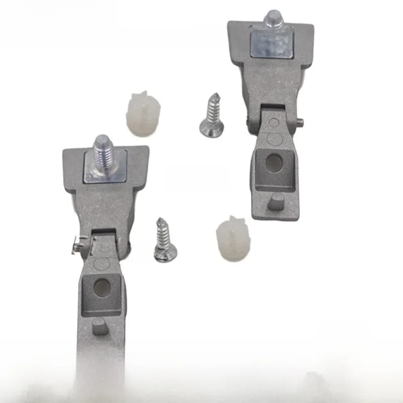 Charnière de poignée de porte extérieure en métal chromé pour voiture Fiat 500, réparation côté conducteur et passager, kit de réparation de remplacement, OS, NS, 51964555, 2 pièces