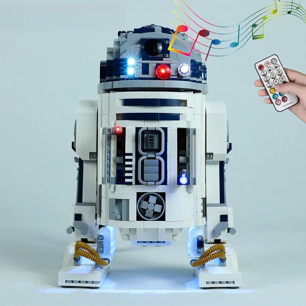 EASYLITE – ensemble d'éclairage LED pour Robot 75308 Star R2-D2, blocs de construction, jouets de bricolage à collectionner, briques non incluses uniquement, Kit d'éclairage