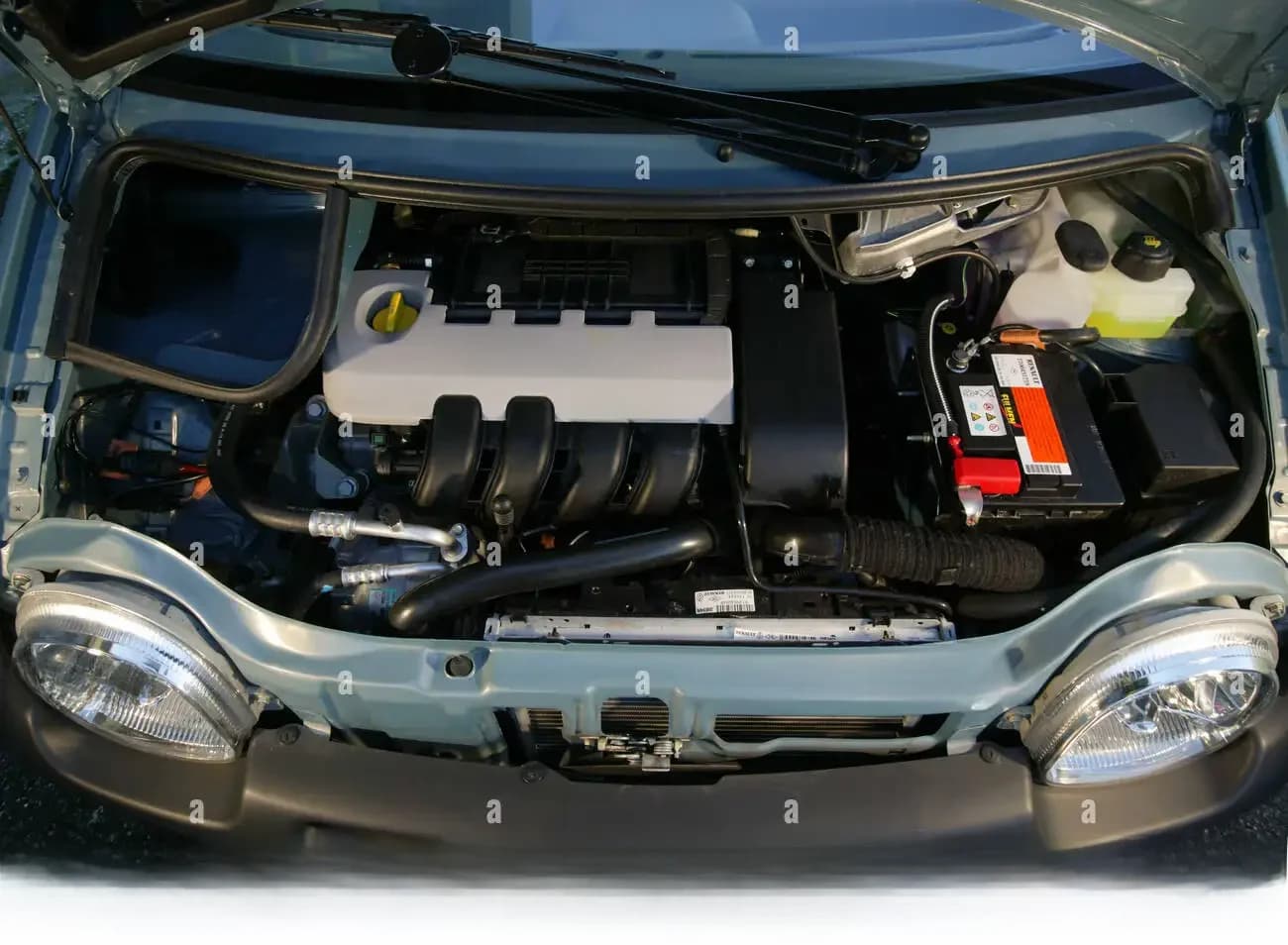 Amortisseur de chocs à ressort à gaz, Support de levage, capot avant, pour Renault Twingo I 1992 – 2007