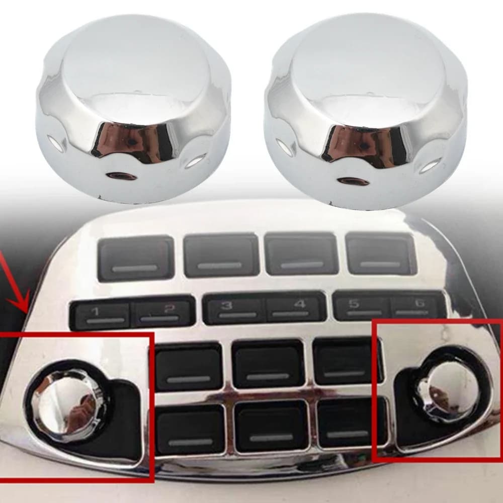 Coque décorative pour bouton de commutation chromé, pour Honda Goldwing 1800 GL1800 2001-2011, décoration