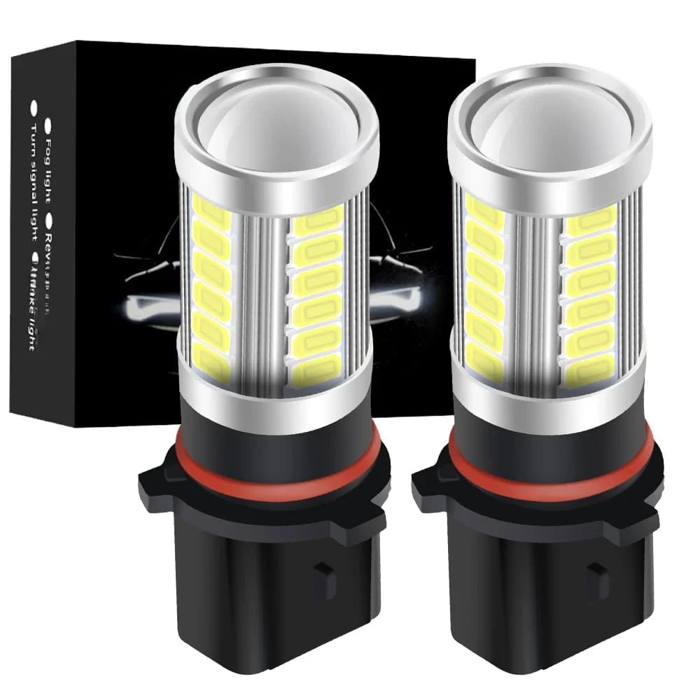 2 pièces P13W LED très brillante Auto avant antibrouillard voiture diurne lumière DRL conduite ampoule pour MAZDA CX-5 PEUGEOT 508 ampoules