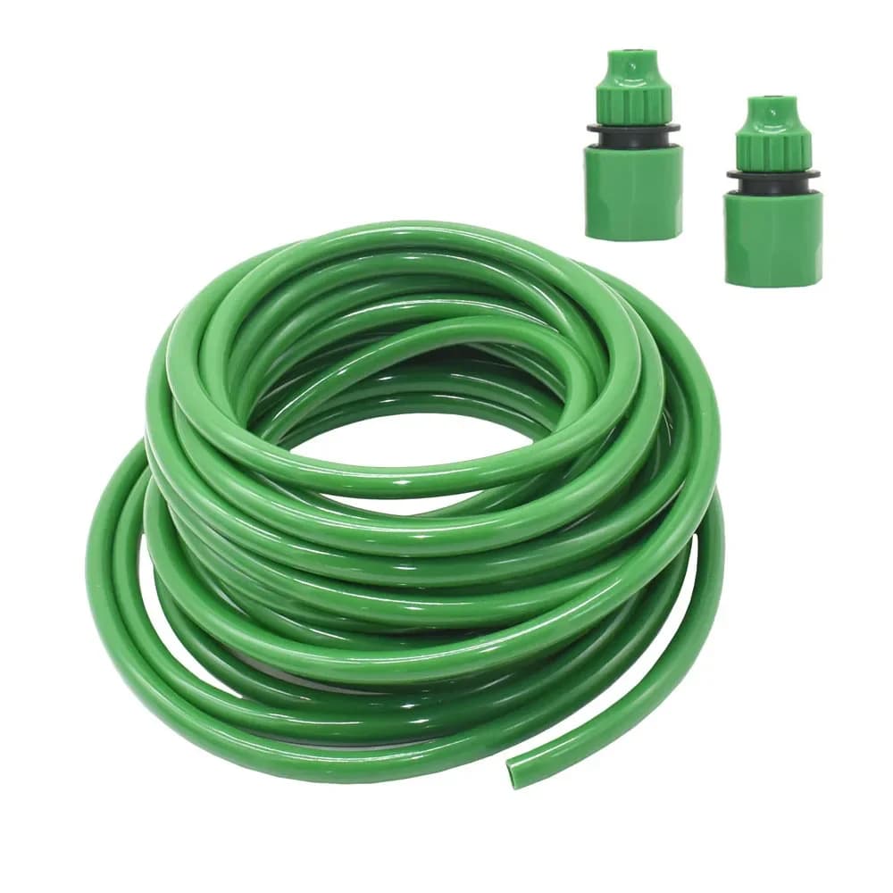 Tuyau d'arrosage flexible vert, tuyau d'irrigation de jardin, 50-10m, 4/7 ", 3/8", 1/4, 4mm, 8mm