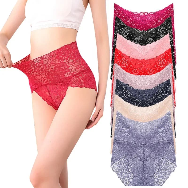 Grande taille de sous-vêtements pour femmes, 8 pièces, taille haute, ventre, hanche, lingerie amincissante, sexy, culotte féminine, 200KG