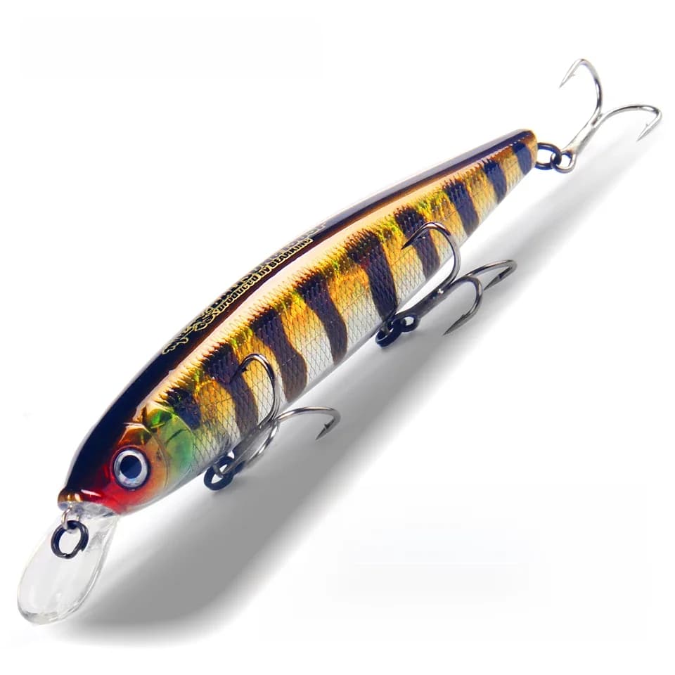 Leurre de pêche Bearking 13cm 25g, boules de tungstène, longue portée, nouveau modèle, appât dur, plongée 1.3 - 2m, qualité professionnelle, type minnow.