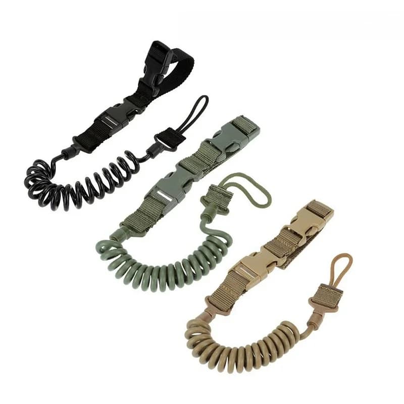 DulCamping-Sangle de ULà ressort réglable, sangle de chasse, escalade en plein air, sécurité, anti-perte, accessoires de chasse