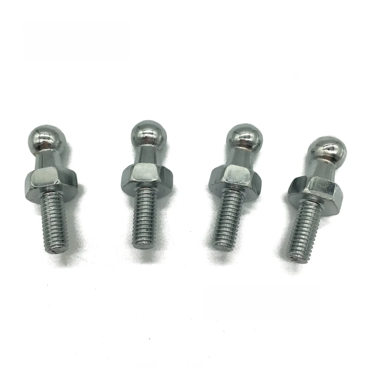 4 pièces 10mm M8/M6 universel capot de coffre de voiture, connecteur d'extrémité de jambe de force à gaz, vis de Valve de Joint à broche sphérique