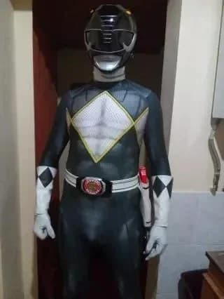 Costume de Cosplay Noir Kyoryu Sentai Imprimé en 3D, Zentai Vert Sans Masque