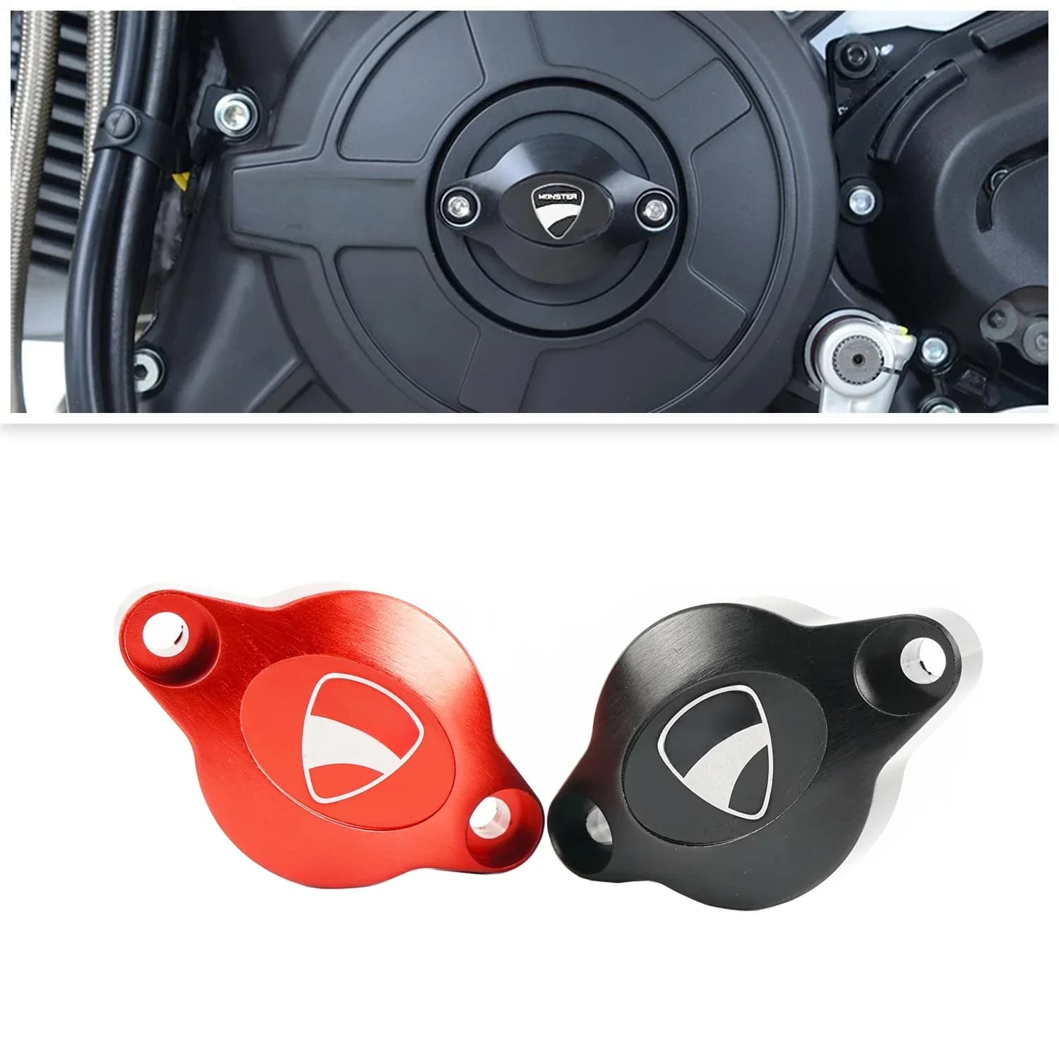 Curseur de carter moteur de moto pour DucSauMonster1100, Evo Monster 1200, sous R, 1200S Monster 696, 795, 796/797, Monster821