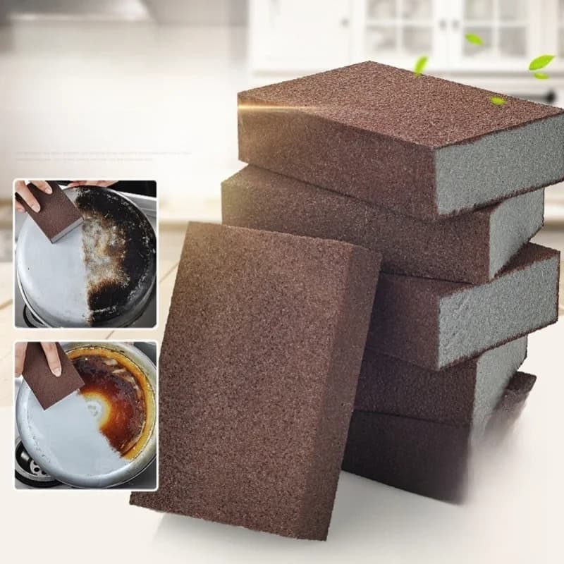 Éponge magique Nano gomme antirouille brosse plat Pot nettoyage émeri détartrage propre frotter Pots outils de cuisine Gadgets accessoires