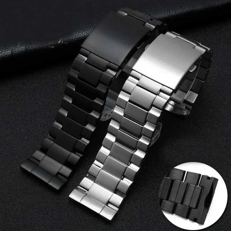 Bracelet de montre en acier inoxydable à bout cambré, 26mm, métal solide, pour diesel DZ4318 DZ4323 DZ4283 DZ4309