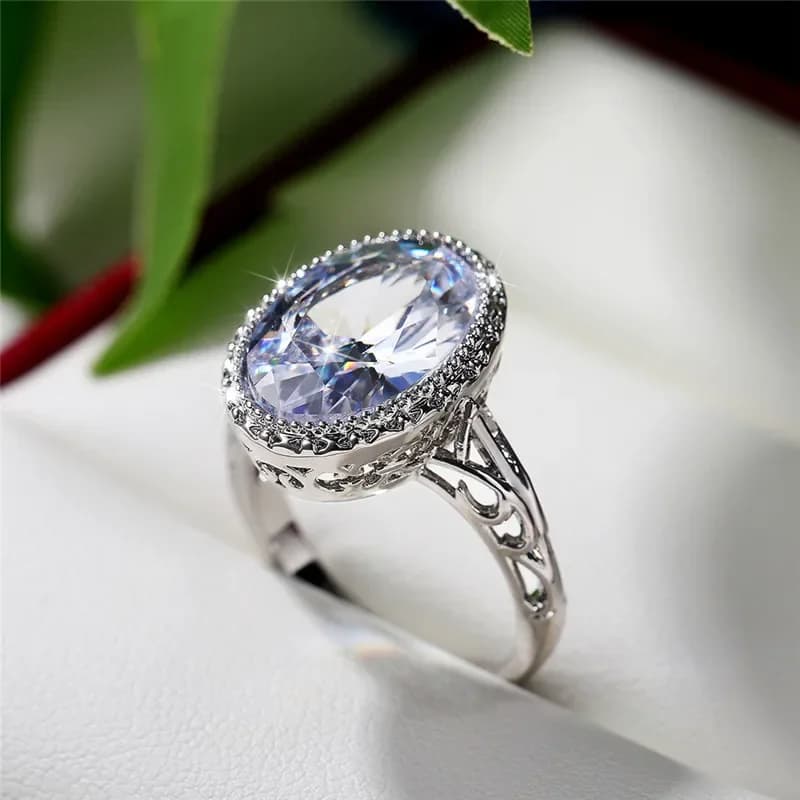 Huitan – bagues Vintage élégantes pour femmes, avec motif ajouré de beauté, pour fête rétro, accessoires nobles pour dames, bijoux, nouveau