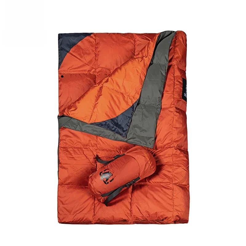 OneTigris – couverture de Camping pliable, couette de voyage pour Camping en plein air, randonnée, Trekking, 3 saisons, 1 personne, convient 41 ° F-77 ° F(5 ° C-25 ° C)
